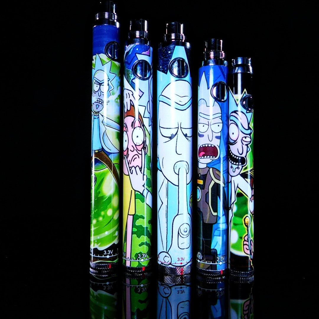 Rick and Morty Batteries 3.3v4.4v Glass and Glamour