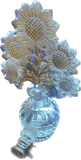 Crystal Sunflower Decanter Bong